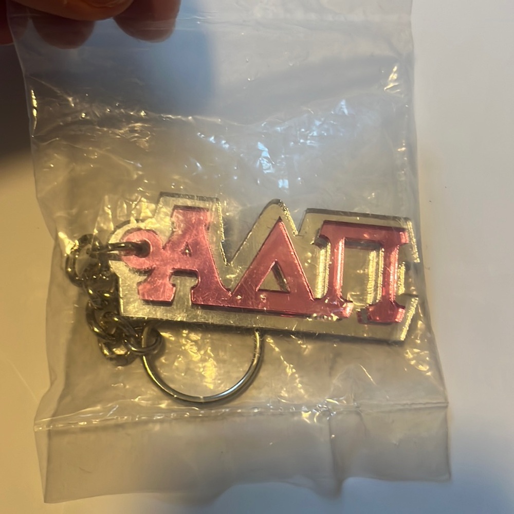 Pink ADPi Keychain